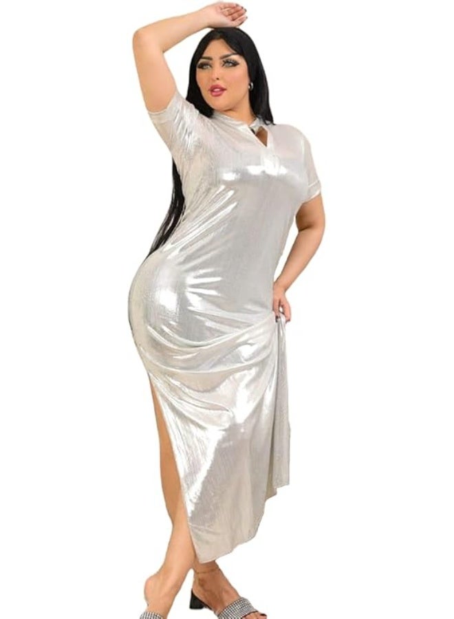 Women's belly dancing jalabiya, one size fits most, elegant jalabiya - Image 1